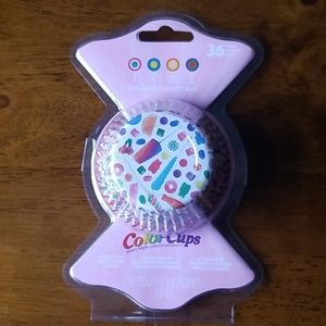 New Dylan's Candy Bar Color Cups Cupcake Liners